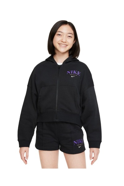 Nike G NSW TREND FLC FZ HOODIE DV2565-045 Ανθρακί