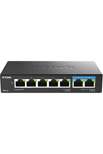 D-Link SWITCH DMS-107 UNMANAGED, 7 porturi