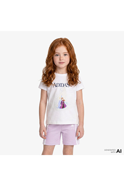 adidas Disney Frozen Kids' White Tracksuit Set