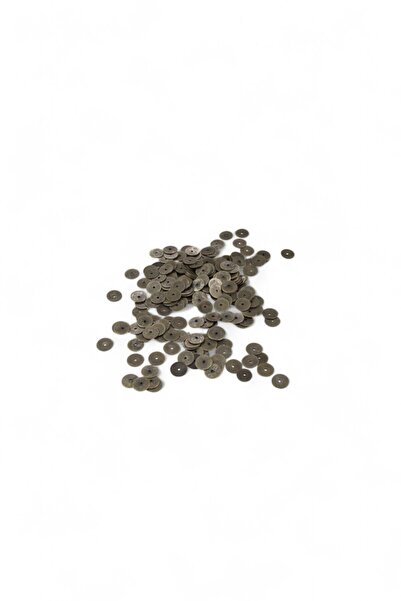 Serhat Aksesuar ve El İşçilik 10 mm Eskitme Gold Ortadan Delikli Metal Pul Pa...