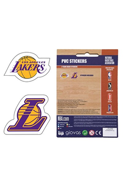 NBA Αυτοκόλλητα PVC 2 ΛΟΓΟΤΥΠΑ ΟΜΑΔΑΣ 162 ΤΕΜΑΧΙΑ 775-21224-LOS ANGELES LAKER...