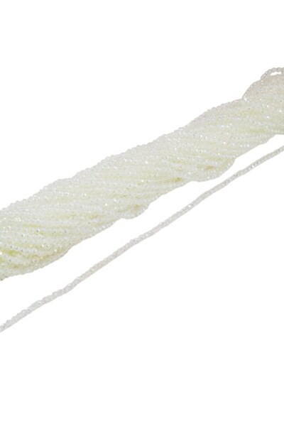 Serhat Aksesuar ve El İşçilik 6 mm Ice Green Crystal Glass Beads 1 Strand - (...