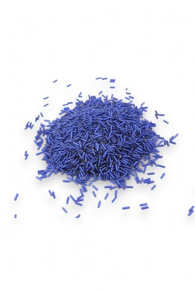Serhat Aksesuar ve El İşçilik 6X2 mm Parliament Blue Tube Beads 100 Gr
