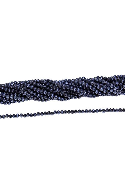 Serhat Aksesuar ve El İşçilik 4 mm Smoked Smoked Crystal Glass Beads 1 String...