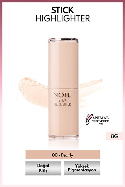 NOTE Stick Highlighter Nemlendirici Yumuşak Stick Aydınlatıcı - 00 Pearly