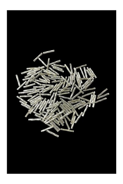 Serhat Aksesuar ve El İşçilik Gümüş Burgulu Boru 3x25 mm Boncuk 50 Gr