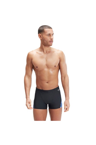 SPEEDO ALLOVER DIGI V-CUT AQUASHORT 0035781-5887M Μαύρο