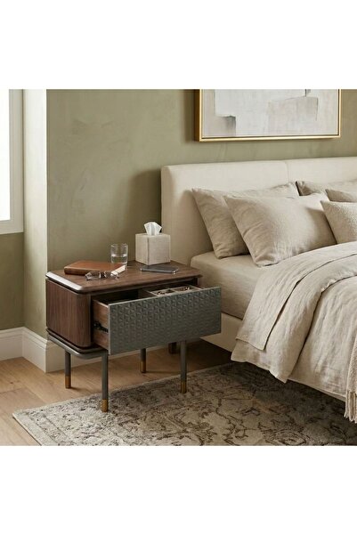 Highpoint Highbointe's Komedino, Unique Artistic Design for Bedside, Width 59...