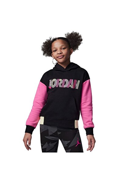JORDAN JDG GIRLS FUNDAMENTIAL PO HOOD 45C595-023 Μαύρο