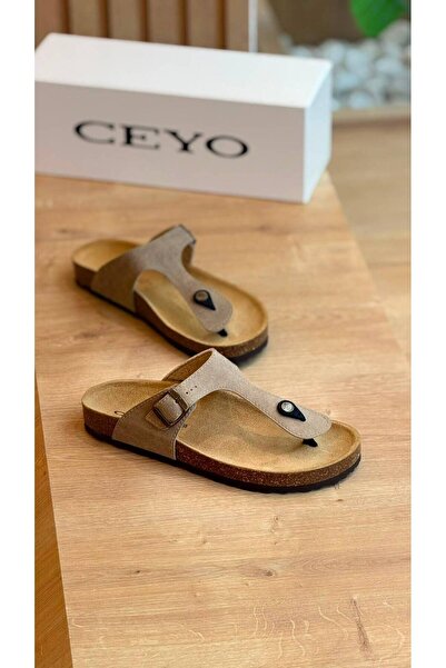Ceyo 9910-Z54 Women's Flip Flops Anatomical Cork Sole Slippers