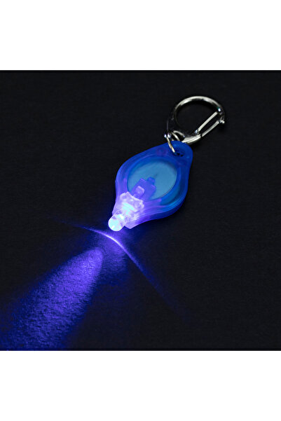 Choice 1-pcs Blue-Blue light 1/10/50/100pc/Mini LED Keychain Light White Red ...