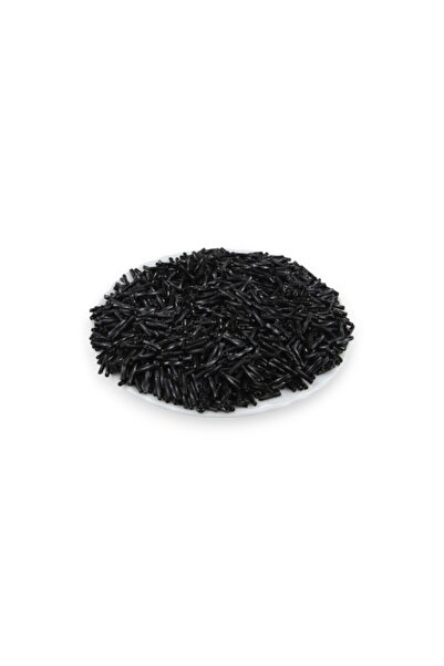 Serhat Aksesuar ve El İşçilik Black Twisted Pipe 10 mm Beads 100 Gr