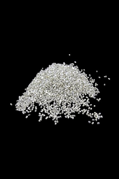 Serhat Aksesuar ve El İşçilik Silver Plated 4X2 mm Large Cut Beads 50 Gr