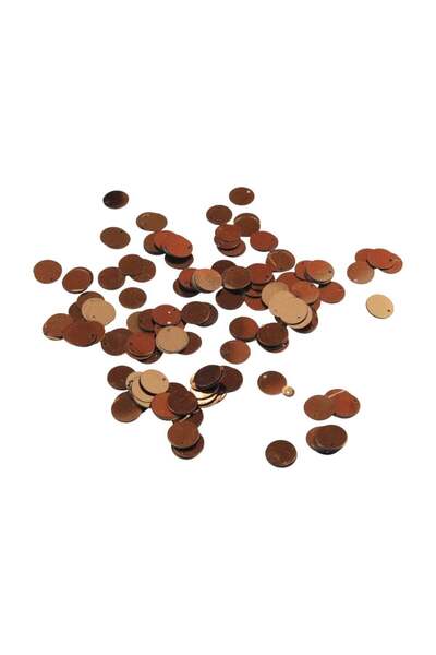 Serhat Aksesuar ve El İşçilik Bakır Bronz 12 mm Yandan Delikli Plastik Pul Pa...