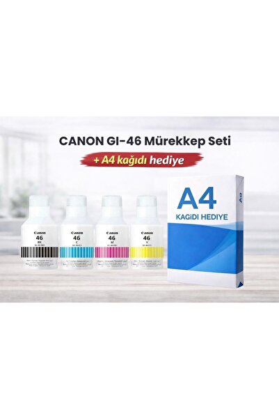 Canon Gı-46 Mürekkep Takım / Maxify Gx6040 / Gx6050 / Gx7040 / Gx7050 / Gx7055