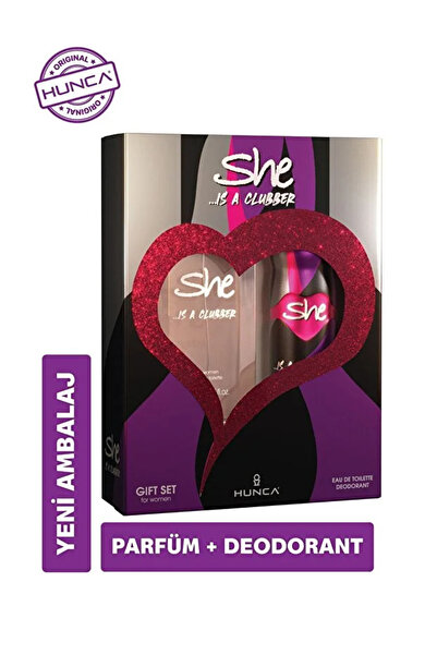 She Is A Clubber Edt 50 Ml Kadın Parfüm + Deodorant Set