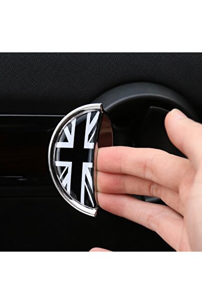RoseTR Mini Cooper Door Inner Handle 3D Coating Gray Jk Set of 2 R55 R56 R57 ...