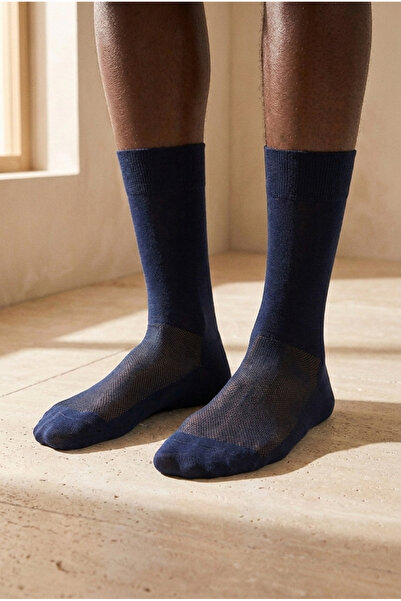 Katia&Bony Ανδρικές κάλτσες Mercerized Mesh Navy Blue