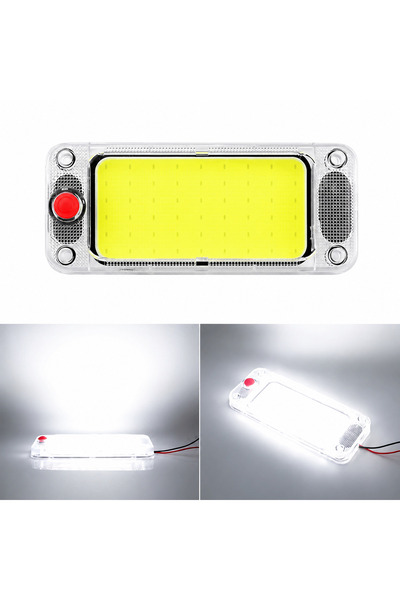 AUTOREY Plafonieră LED auto universală 12V-24V, 10W, 1166lm, Alb rece 6500K, ...