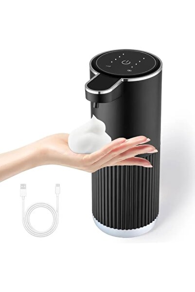 Choice black 350ml Automatic Soap Dispenser Touchless Foam Dispenser 4 Level ...