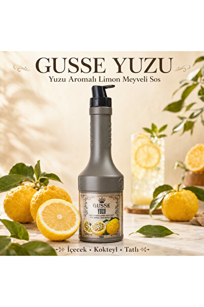 GUSSE GIDA Gusse Yuzu Aromalı Meyve Püresi 1.1 Kg