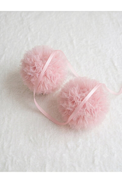 Bila Baby Stqueen Tulle Large Size 2 Pieces Pompom Candy Pink