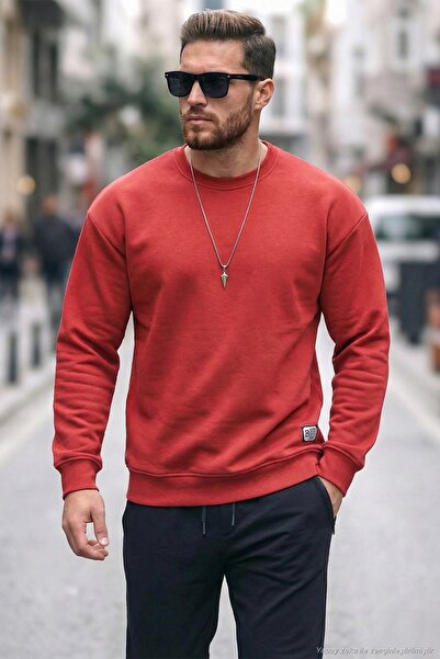Buratti Regular Fit Crew Neck Cotton Lining Soft Raised Sweat Men's SWEAT 590...