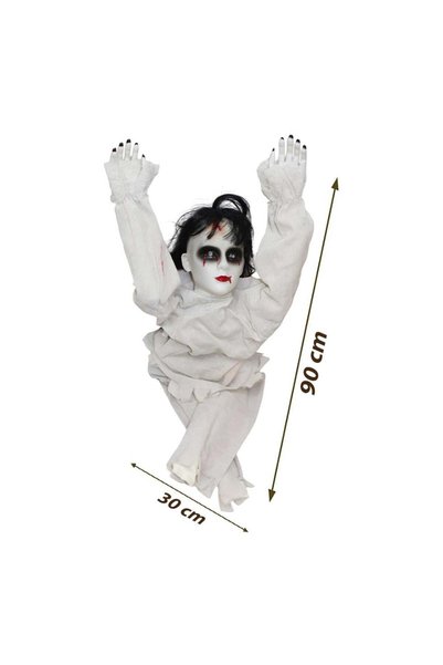 Parti Adresi Cadılar Bayramı Sürünen Ölü Gelin Hareketli Halloween Parti Dekoru