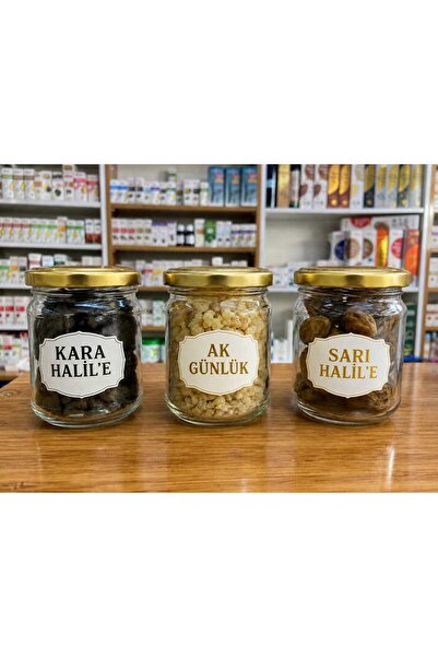 ŞİFAHANE DOĞAL ÜRÜNLER AK GÜNLÜK 100GR-KARA HALİLE 100 GR-SARI HALİLE 100GR 3...