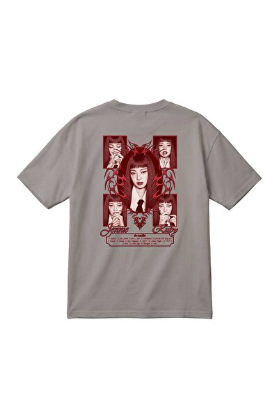 barsdepo Jennie Printed T-Shirt, Oversized Unisex T-Shirt Kids / Adults