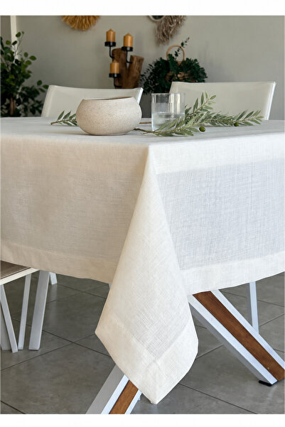 atak by atak home collection Gardenya Kumaş , Keten Görünümlü , Dertsiz Krem ...