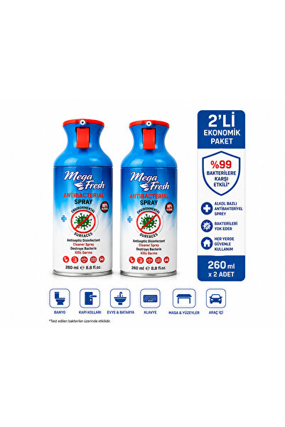 Yüzey Spreyi 260 ml x 2 Adet - Ekonomik Paket