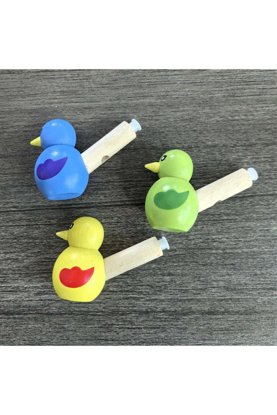Choice 3PCS Random 3PCS Wooden Bird Whistle for Kids Music Toys Educational G...