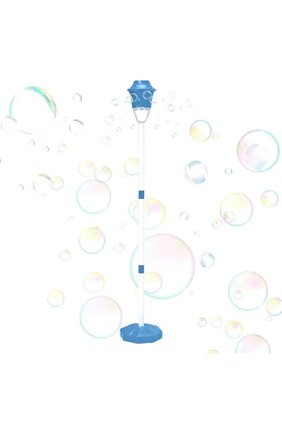 Choice3 Blue Bubble Maker Stand Machine with Lights and Music Automatic Bubbl...