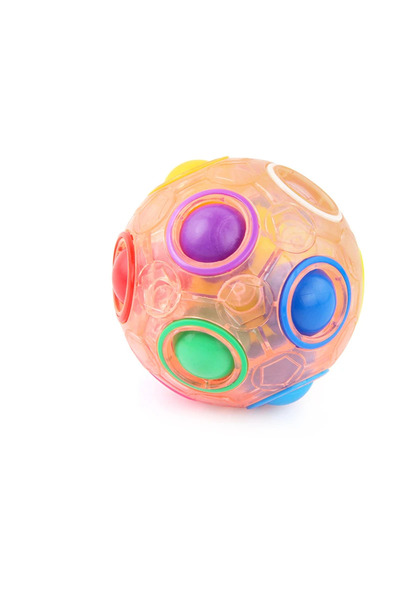 choice2 Red Magic Rainbow Puzzle Ball Speed Cube Ball Fun Stress Reliever Bra...