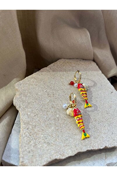 nunu takı Fish Earrings