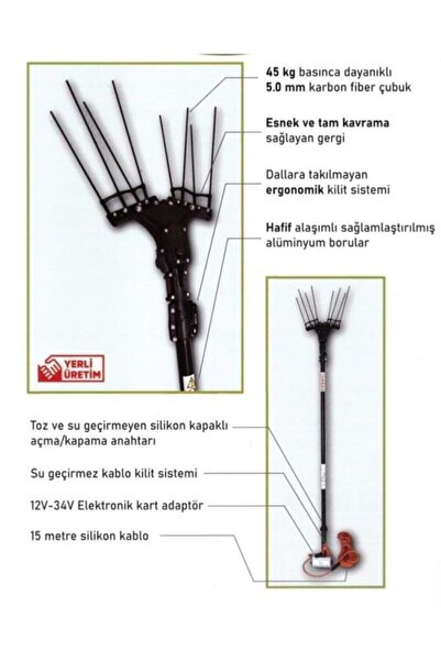 Genel Markalar Akülü Zeytin Silkeleme Ve Hasat Makinesi
