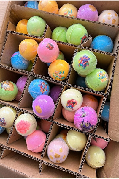 BAL AĞACI Banyo Topu Nem Bombası Manikür Pedikür Topu Karışık 50'li 45 & 50 gr