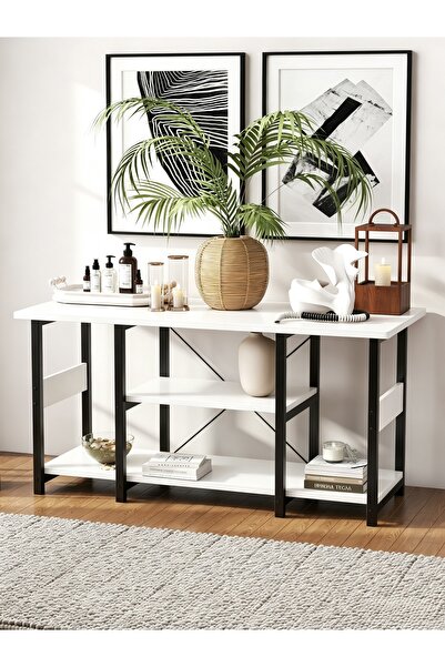 Bojasmiial Modern TV Stand with Open Storage Shelves for Living Rooms and Var...