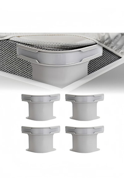 GGEROU 4Pcs Bed Sheet Holders Straps, Heavy Duty Bedsheet Corner Tightener Cl...