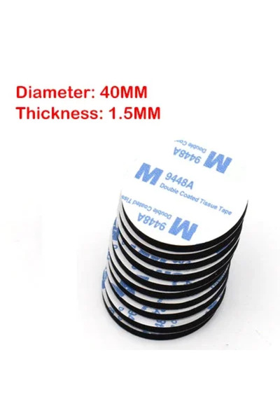 Choice 20Pcs Black 40mm 10/20 Pieces of Super Strong Double-Sided Tape Foam P...