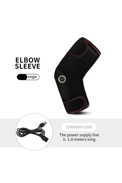 Choice US-Plug 5V-Heating Heated Elbow Brace 3 Heating Massage Modes Fits Elb...