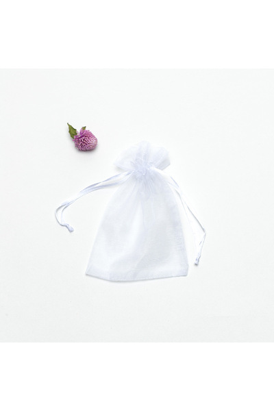 Choice 7x9cm White 50pcs/lot 7x9cm 9x12cm 10x15 13x18cm Drawstring Organza Gi...