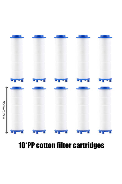 Choice 10PCS 5/10PCS Universal Shower Filter Increases Water Pressure Removes...