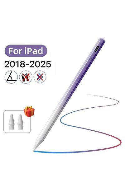 Choice4 Gradient Purple New Stylus Pen For Pencil Palm Rejection For iPad 8/9...