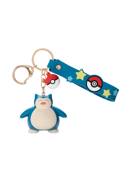Choice7 Snorlax Anime Pokemon Figures Snorlax Mimikyu Cubone Keychain CarKey ...