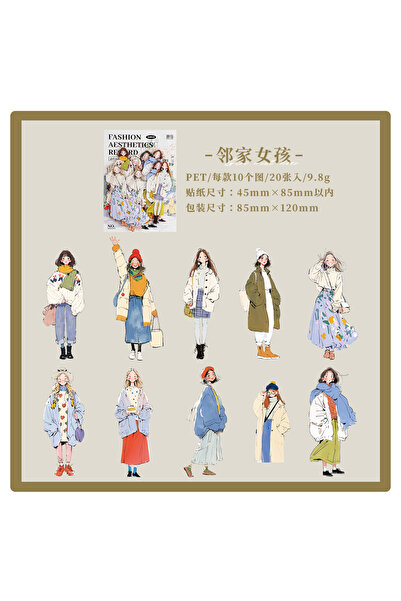 Choice3 20 Pieces Etori Life Aesthetic Outfit Set Fashion Aesthetic Outfit Il...