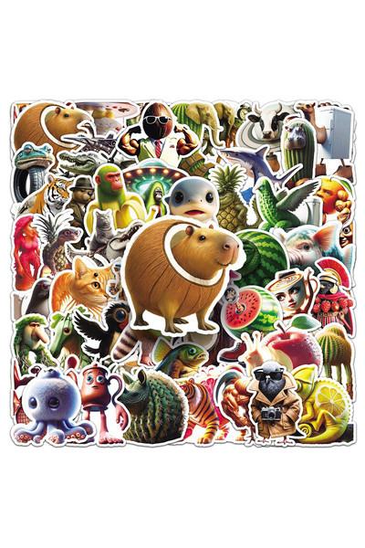 Choice 30Pcs 10/30/50pcs Cartoon Italian Brainrot Tung Tung Tung Sahur Sticke...