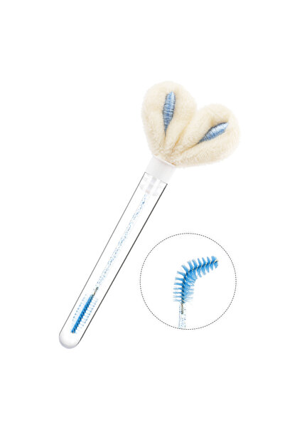 Choice3 Blue 10pcs Tube Eyelash Brush Lash Extension Makeup Brushes Eyebrow C...