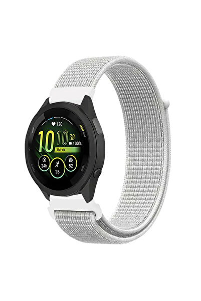 Choice84 For 20mm Reflective white 20mm 22mm Nylon Strap for Forerunner 970 9...
